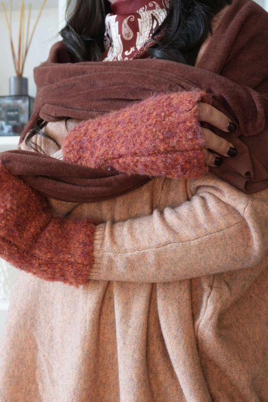 Beyond Terry Oversized Cowl Knit Tuscan Marl